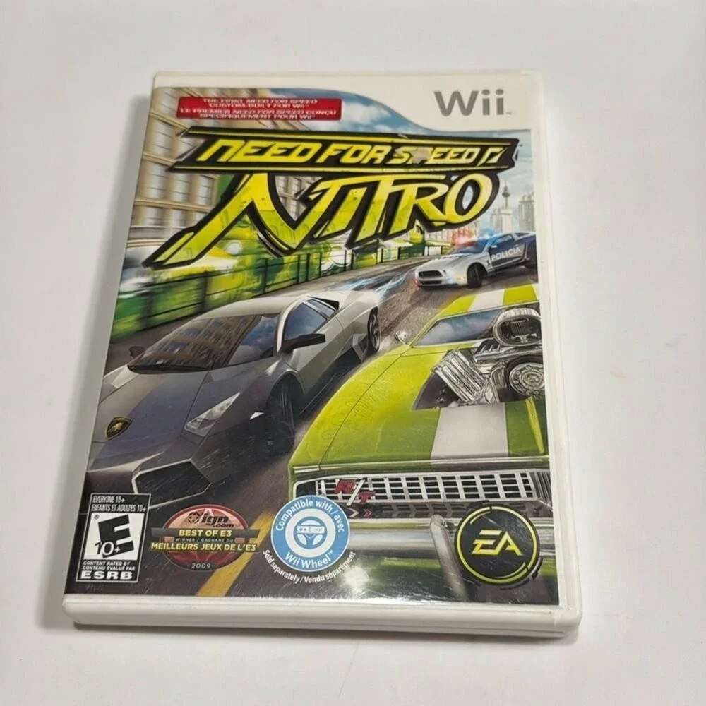 Nintendo Wii Need for Speed Nitro USED